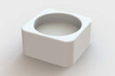 Novelli Attivo - BPO2869A Poly-Resin Soap Dish White