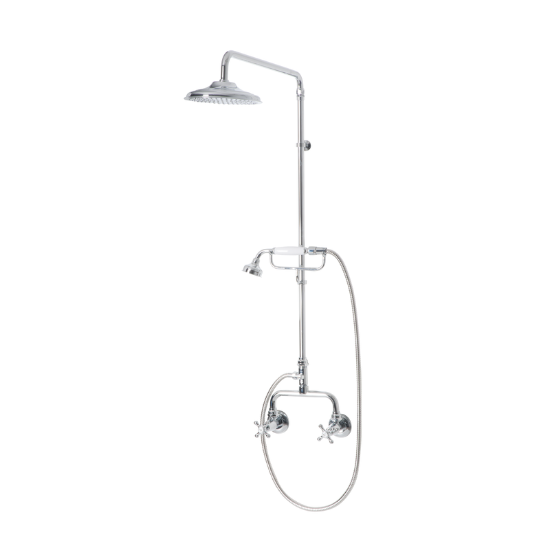 Bastow Federation Exp Hh T/Ph Shwr Set F/Cradle 200mm Rose