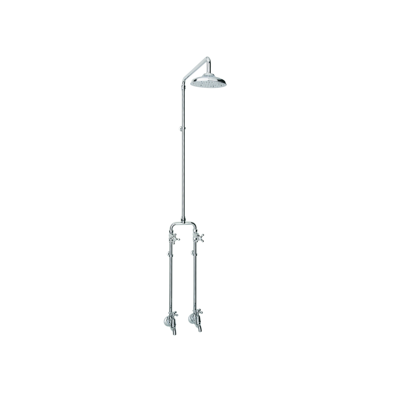 Bastow Georgian Exposed Bath/Shower Set 200mm Rose