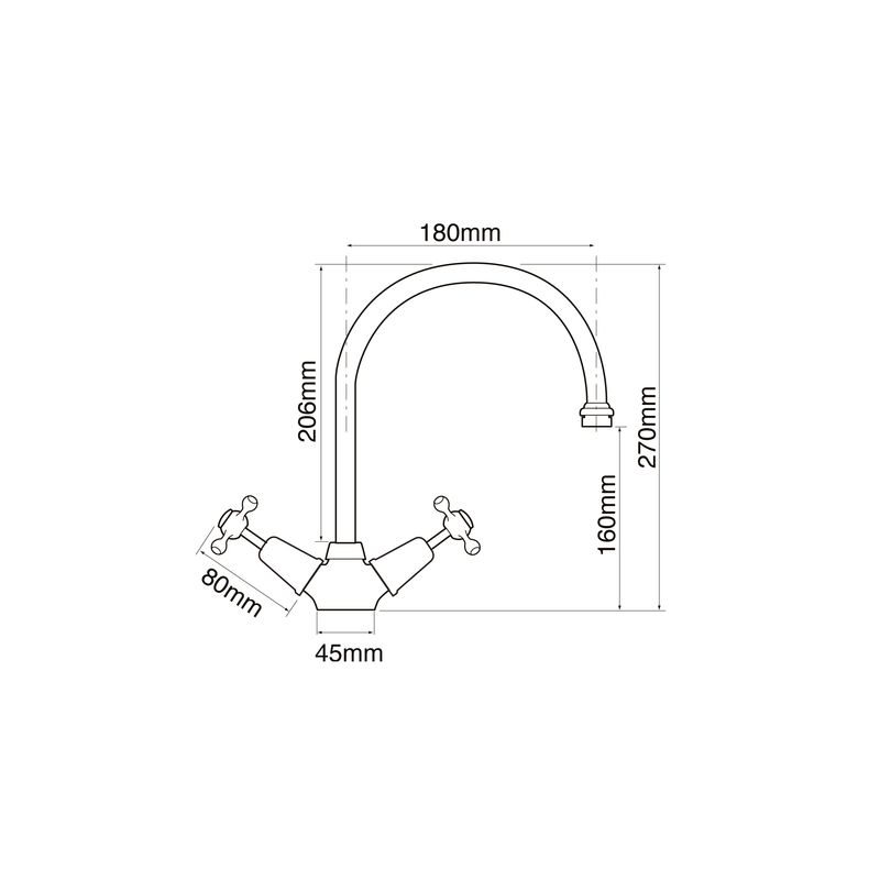 Bastow Georgian Sink Twinner