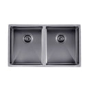 Novelli Double Kitchen Sink 820mm - Gun Metal