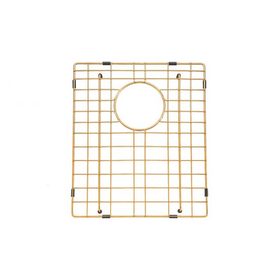 Novelli Single Kitchen Sink 390mm - Brushed Gold