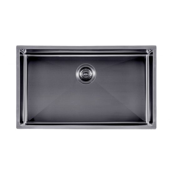 Novelli Single Kitchen Sink 762mm - Gun Metal