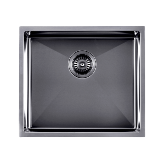 Novelli Single Sink 510mm - Gun Metal