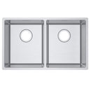 Novelli Double Kitchen Sink 740mm - Stainless Steel