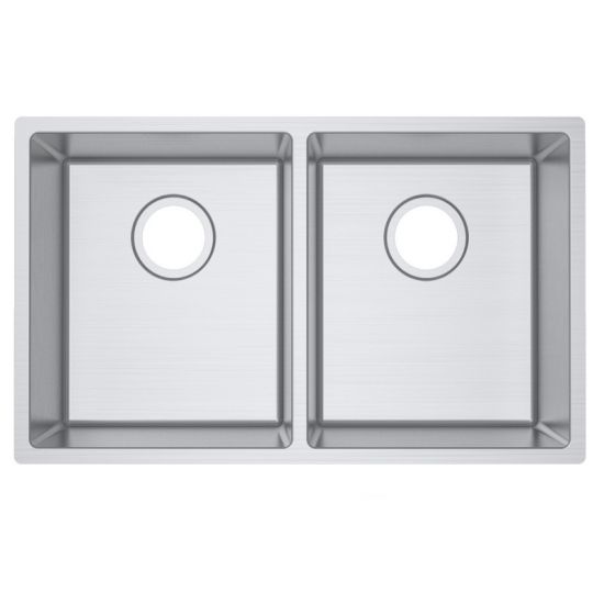 Novelli Double Kitchen Sink 740mm - Stainless Steel