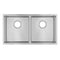 Novelli Double Kitchen Sink 820mm - Stainless Steel