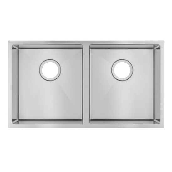 Novelli Double Kitchen Sink 820mm - Stainless Steel