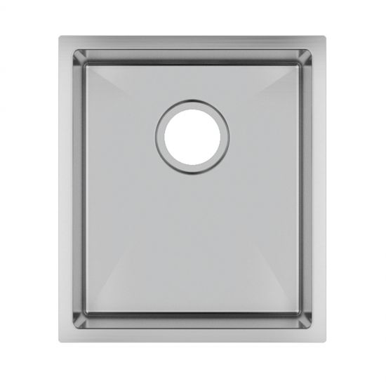 Novelli Single Kitchen Sink 390mm - Stainless Steel