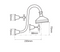 Bastow Federation Fixed G/Neck Shwr Set Bjnt 100mm Rose T/A