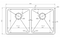 Novelli Giovanni Double Bowl Undermount Sink