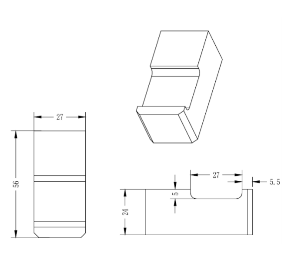 Novelli Attivo Robe Hook Satin Nickel