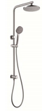 Novelli 5100ES Giovanni Rail Shower with Overhead Matte Black & Satin Nickel