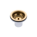 Novelli Double Kitchen Sink 770mm - Brushed Gold