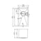 Novelli Single Sink 250mm - Gun Metal